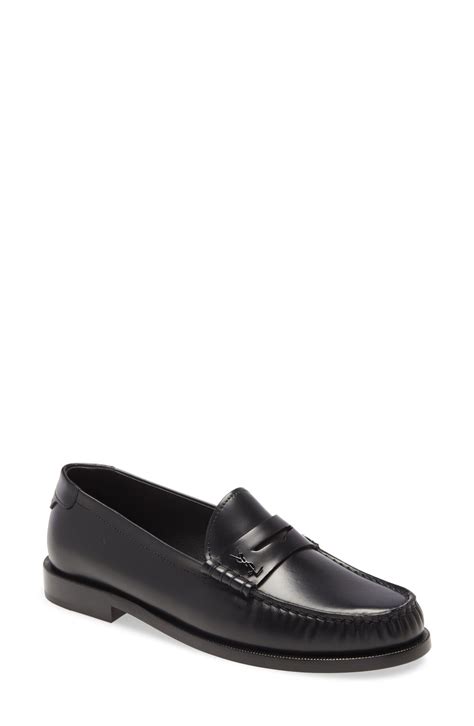 classic monogram ysl|ysl monogram penny loafer.